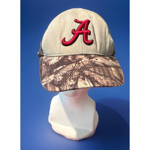 Alabama Camo Adjustable Hat Captivating Headwear Red Logo One Size - Picture 1 of 6
